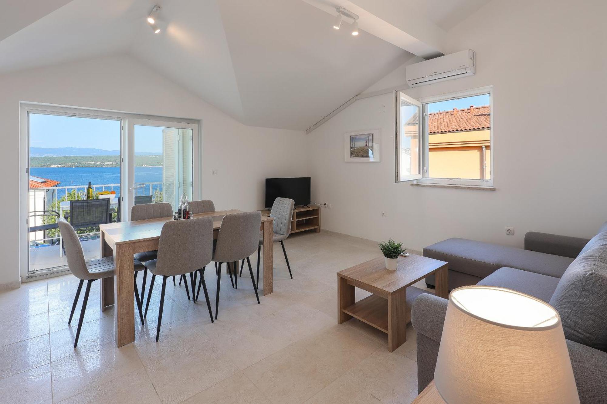Appartement Sea View By Moro à Malinska Extérieur photo