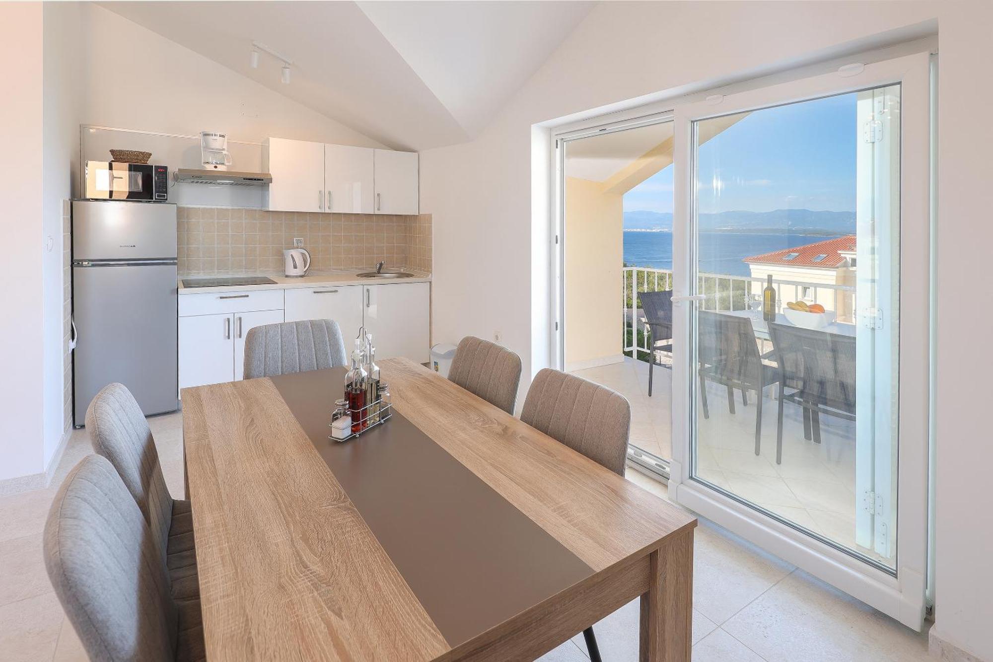 Appartement Sea View By Moro à Malinska Extérieur photo